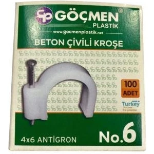 - Göçmen Çivili Kroşe No:6 (100 Adet)