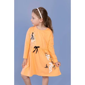 Toontoy Kids Toontoy Kız Çocuk Baskılı Elbise
