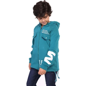 Toontoy Kids Toontoy Erkek Çocuk Kapüşonlu Baskılı Hırka