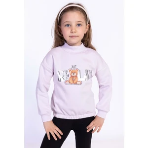 Toontoy Kids Toontoy Kız Çocuk Baskılı Sweatshirt