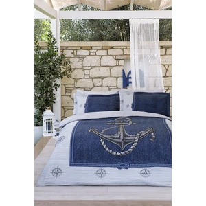 - Anchor Denim Tek Kişilik Pamuklu Nevresim Takımı