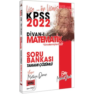 Yargı Yayınevi 2022 KPSS Lise Ön Lisans Divan-I Matematik Tamamı Çözümlü Soru Bankası