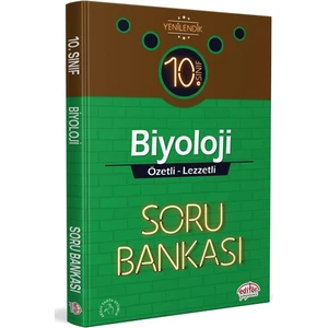 Editör Yayınları 10. Sınıf Biyoloji Özetli Lezzetli Soru Bankası