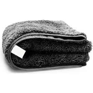 Vizyon Park Mikrofiber Kalın Çift Yüzlü Araç Kurulama Bezi Overloklu - Gri 50X70