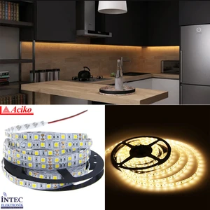 3 Çipli Silikonsuz Şerit LED Iç Mekan LED Aydınlatma Gün Işığı 10 Metre