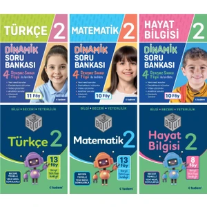Tudem Yayınları 2. Sınıf 6'lı Set Dinamik + 3 Boyut
