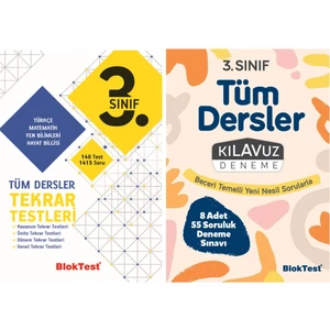 Tudem Yayınları 3. Sınıf 2'li Set (Tekrar Testleri + Kılavuz Deneme) - ı