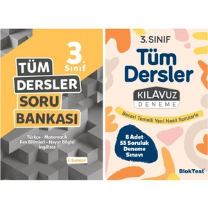 Tudem Yayınları 3. Sınıf 2'li Set (Tüm Dersler Soru B.+ Kılavuz Deneme)