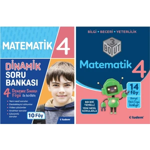 Tudem Yayınları 4. Sınıf Matematik 2'li Set (Dinamik + 3 Boyut)
