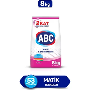 Abc Toz Deterjan Renkliler 8 kg