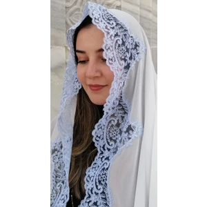 Lady Rio Mevlit Şalı Fransız Dantelli Mevlit Örtüsü ,şal,bebek Mevlidi
