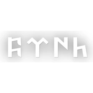 Göktürkçe Yazı Sticker 10 x 2 cm