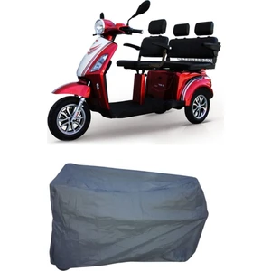 Stmax Gf 930 3 Tekerlekli 3 Kişilik Elektrikli Motosiklet Motor Koruma Brandası
