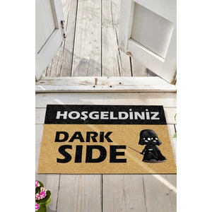 Buket Home Dark Side Kapı Önü Paspası Dekoratif Kapı Paspası Dış Mekân Paspas Ev Içi Paspası 45X70CM