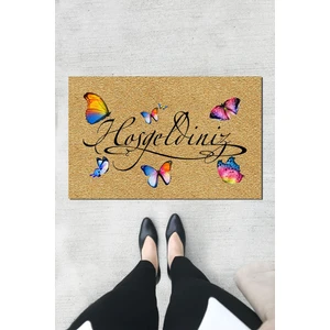 Buket Home Kapı Önü Paspası Dekoratif Kapı Paspası Dış Mekân Paspas Ev Içi Paspası 45X70CM