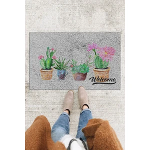 Buket Home Kapı Önü Paspası Dekoratif Kapı Paspası Dış Mekân Paspas Ev Içi Paspası 45X70CM
