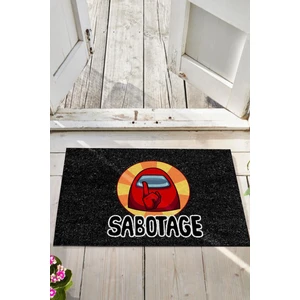 Buket Home Sabotage Kapı Önü Paspası Dekoratif Kapı Paspası Dış Mekân Paspas Ev Içi Paspası 45X70CM