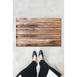 Buket Home Ahşap Baskılı Kapı Önü Paspası Dekoratif Kapı Paspası Dış Mekân Paspas Ev Içi Paspası 45X70CM