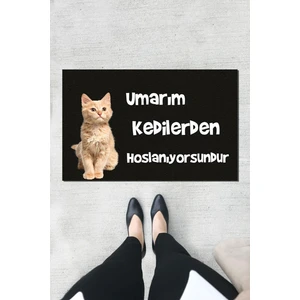 Buket Home Umarım Kapı Önü Paspası Dekoratif Kapı Paspası Dış Mekân Paspas Ev Içi Paspası 45X70CM