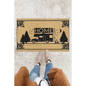 Buket Home Karavan Kapı Önü Paspası Dekoratif Kapı Paspası Dış Mekân Paspas Ev Içi Paspası 45X70CM