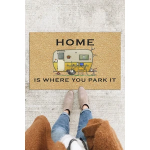 Buket Home Karavan Apı Önü Paspası Dekoratif Kapı Paspası Dış Mekân Paspas Ev Içi Paspası 45X70CM