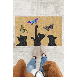 Buket Home Kapı Önü Paspası Dekoratif Kapı Paspası Dış Mekân Paspas Ev Içi Paspası 45X70CM