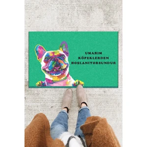 Buket Home Kapı Önü Paspası Dekoratif Kapı Paspası Dış Mekân Paspas Ev Içi Paspası 45X70CM