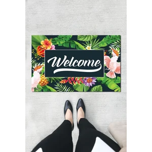 Buket Home Welcome Kapı Önü Paspası Dekoratif Kapı Paspası Dış Mekân Paspas Ev Içi Paspası 45X70CM