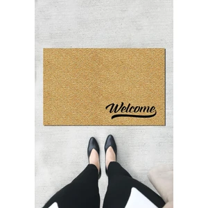 Buket Home Welcome Kapı Önü Paspası Dekoratif Kapı Paspası Dış Mekân Paspas Ev Içi Paspası 45X70CM