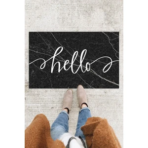 Buket Home Hello Kapı Önü Paspası Dekoratif Kapı Paspası Dış Mekân Paspas Ev Içi Paspası 45X70CM