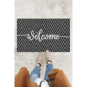 Buket Home Welcome Kapı Önü Paspası Dekoratif Kapı Paspası Dış Mekân Paspas Ev Içi Paspası 45X70CM