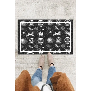 Buket Home Uzay Köpek Kapı Önü Paspası Dekoratif Kapı Paspası Dış Mekân Paspas Ev Içi Paspası 45X70CM