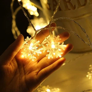 Led Fikir Kar Tanesi Yılbaşı LED Işık 20'li (3mt)