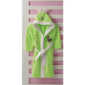 Tombik Baby %100 Pamuk Yeşil Çocuk Bornozu