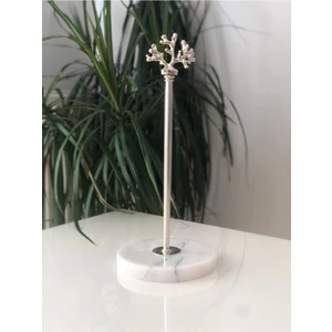Sillage Home Mermer Gümüş Kağıt Havluluk