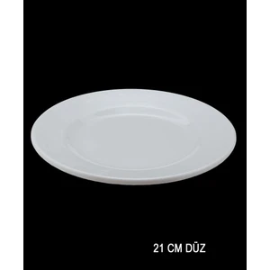 Ermya 6 Ad  Melamin Kırılmaz Klasik Servis Tabak 21 Cm