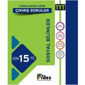 Fides Yayınları 2022 Tyt Sosyal Bilimler Son 15 Yıl Konularına Göre Çıkmış Sorular