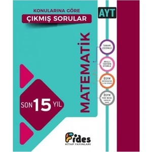 Fides Yayınları 2022 Ayt Matematik Son 15 Yıl Konularına Göre Çıkmış Sorular