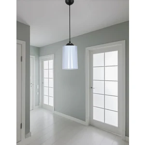 Dora White Glass One Antre Avize, Mutfak Avize, Hol Avize