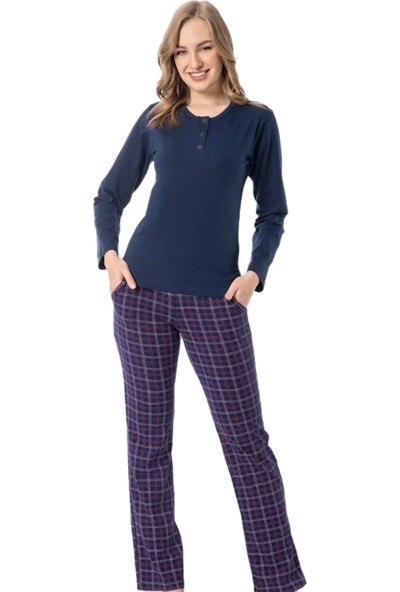 Akare 420 Kadın Pamuklu Pijama Takımı