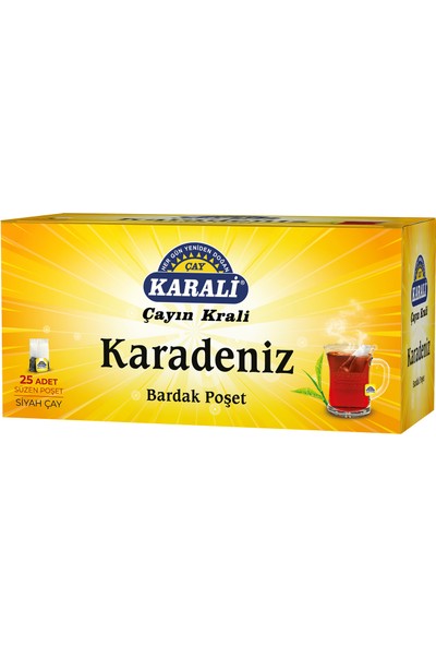Karadeniz Bardak Poşet Siyah Çay 25'li