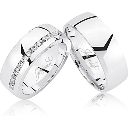 Taşlı Altın Alyans 1006