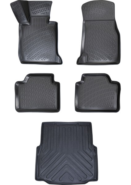 Bmw 3 Seri E46 3D Havuzlu Paspas 1997-2003 + Bagaj Havuzu