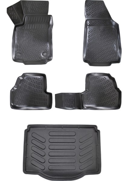 Opel Mokka 3D Havuzlu Paspas 2012-2020 + Bagaj Havuzu