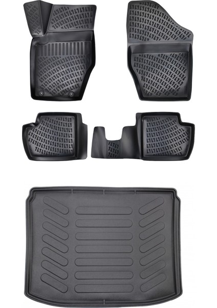 Peugeot 308 3D Havuzlu Paspas 2008-2013 + Bagaj Havuzu