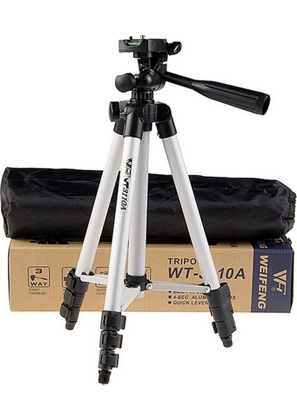 Tripod : Telefon ve Kamera Tutucu Ayak + Telefon Tutucu - 105CM