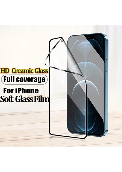 iPhone 13/13 Pro Uyumlu Seramik Nano Tam Kaplayan Esnek Ekran Koruyucu modelleri