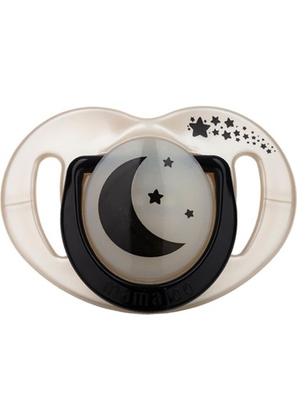 Sterilizasyon Saklama Kutulu Pearl Black Desenli İkili Ortodontik Emzik Gece Gündüz / 6 Ay+ fiyatları