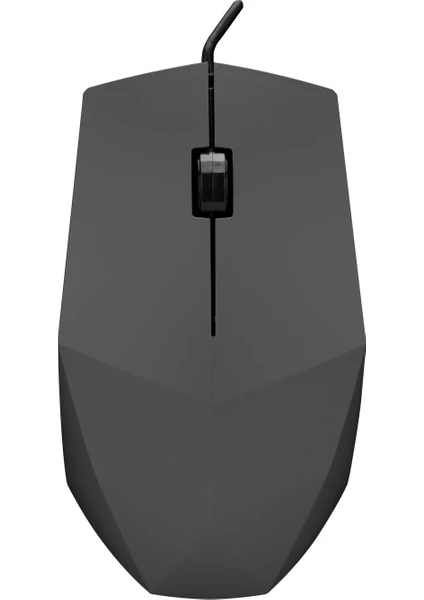 SM-201 USB Gri 1200DPI Optik Kablolu Mouse