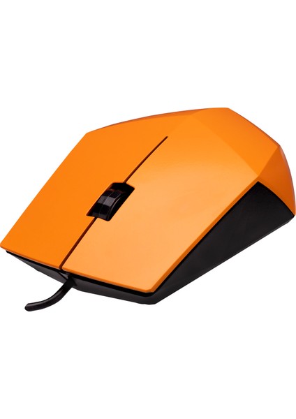 SM-201 USB Turuncu 1200DPI Optik Kablolu Mouse